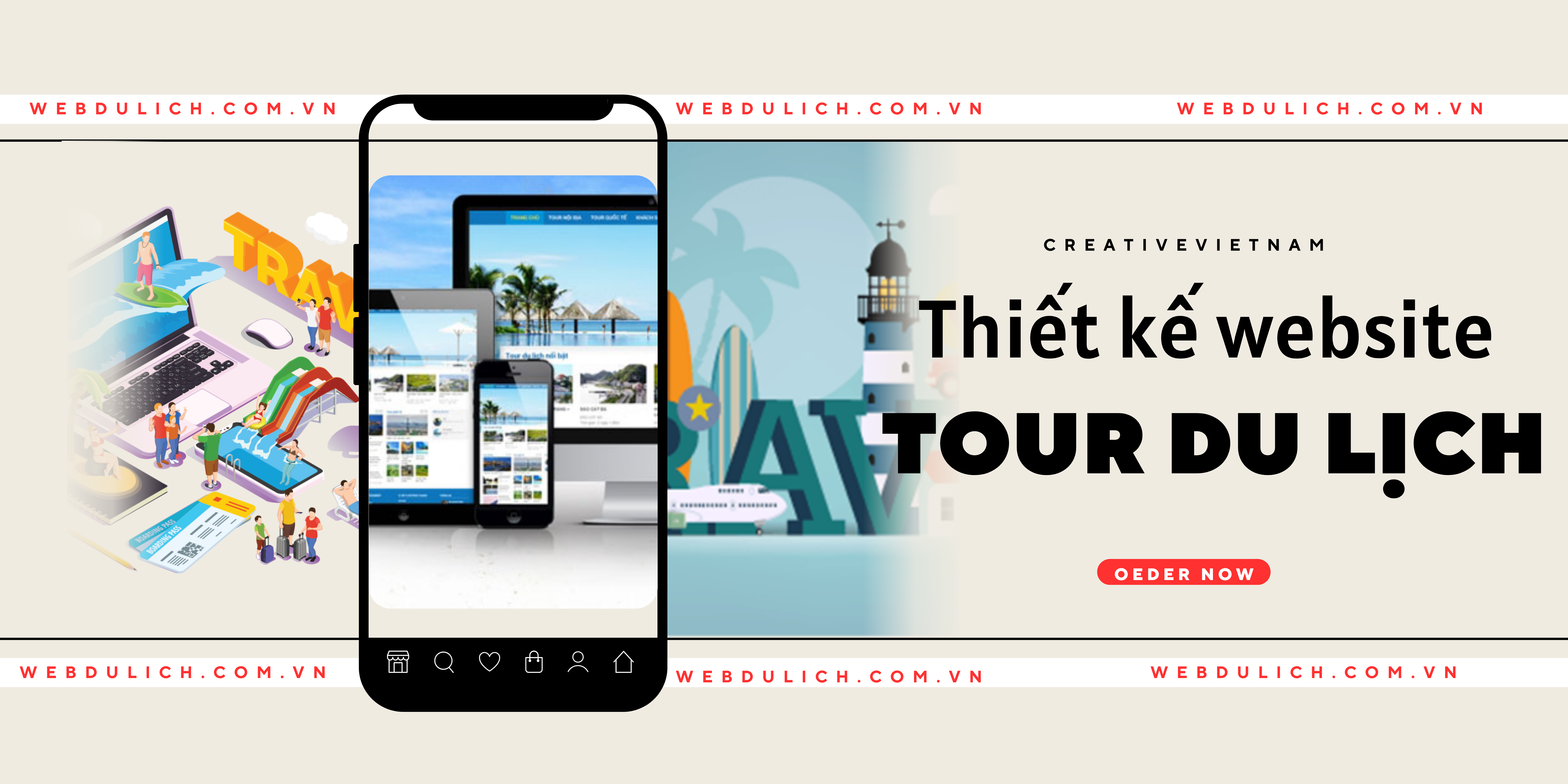 Thiết kế website Tour du lịch